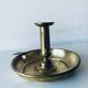Antique brass candle holder
