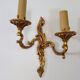 Gold wall lamp