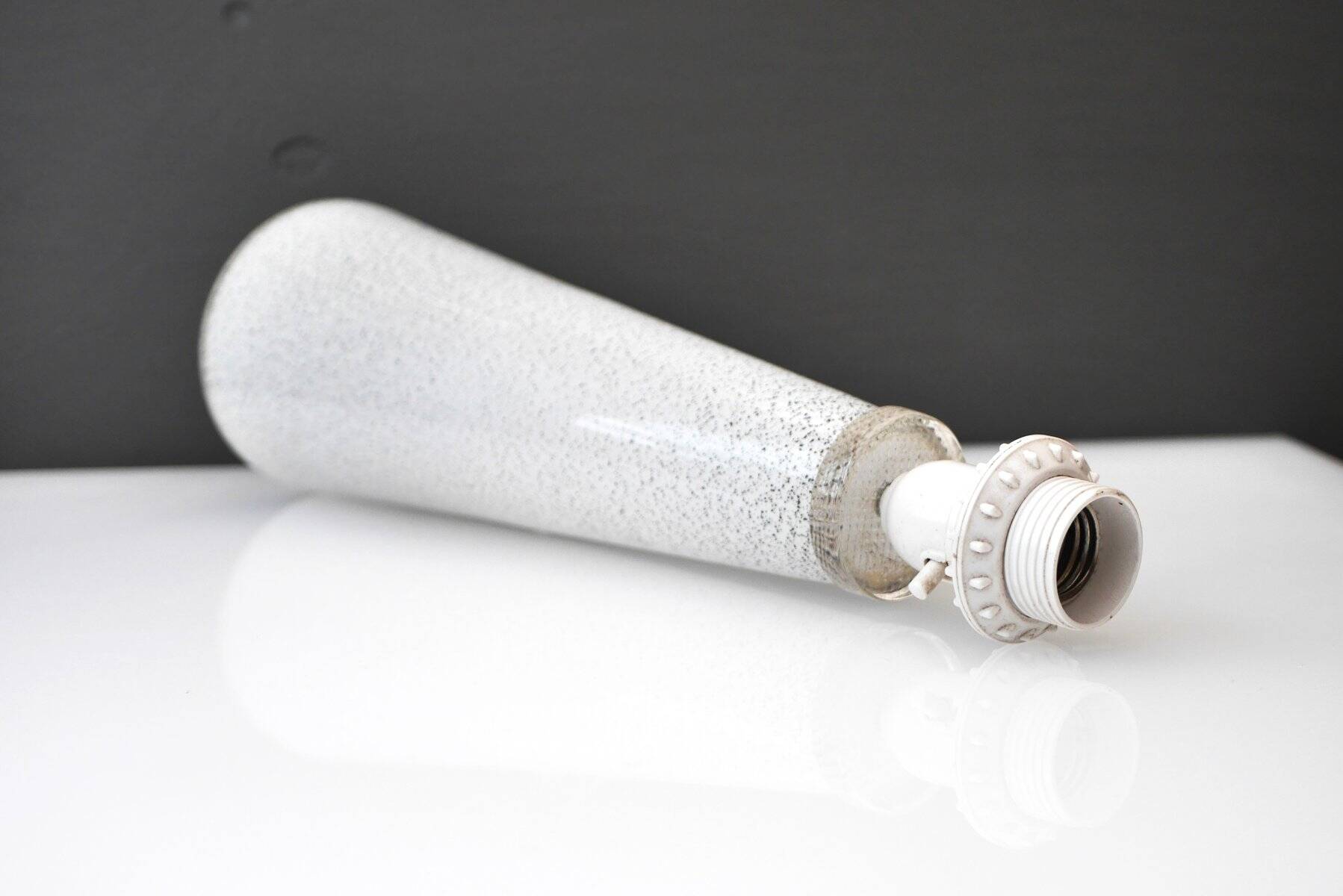 Art glass lamp by Bengt Orup for Hyllinge Glasbruk