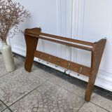 Vintage wall coat rack