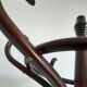 Curved wooden bistro parrot coat rack