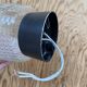 Vintage 1960s moulded pressed glass wall light