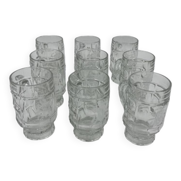 Set of Hoegaarden beer mugs