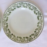 2 vintage dessert plates from St Amand