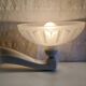 Art Deco wall light in porcelain and glass paste - 1930s/40s