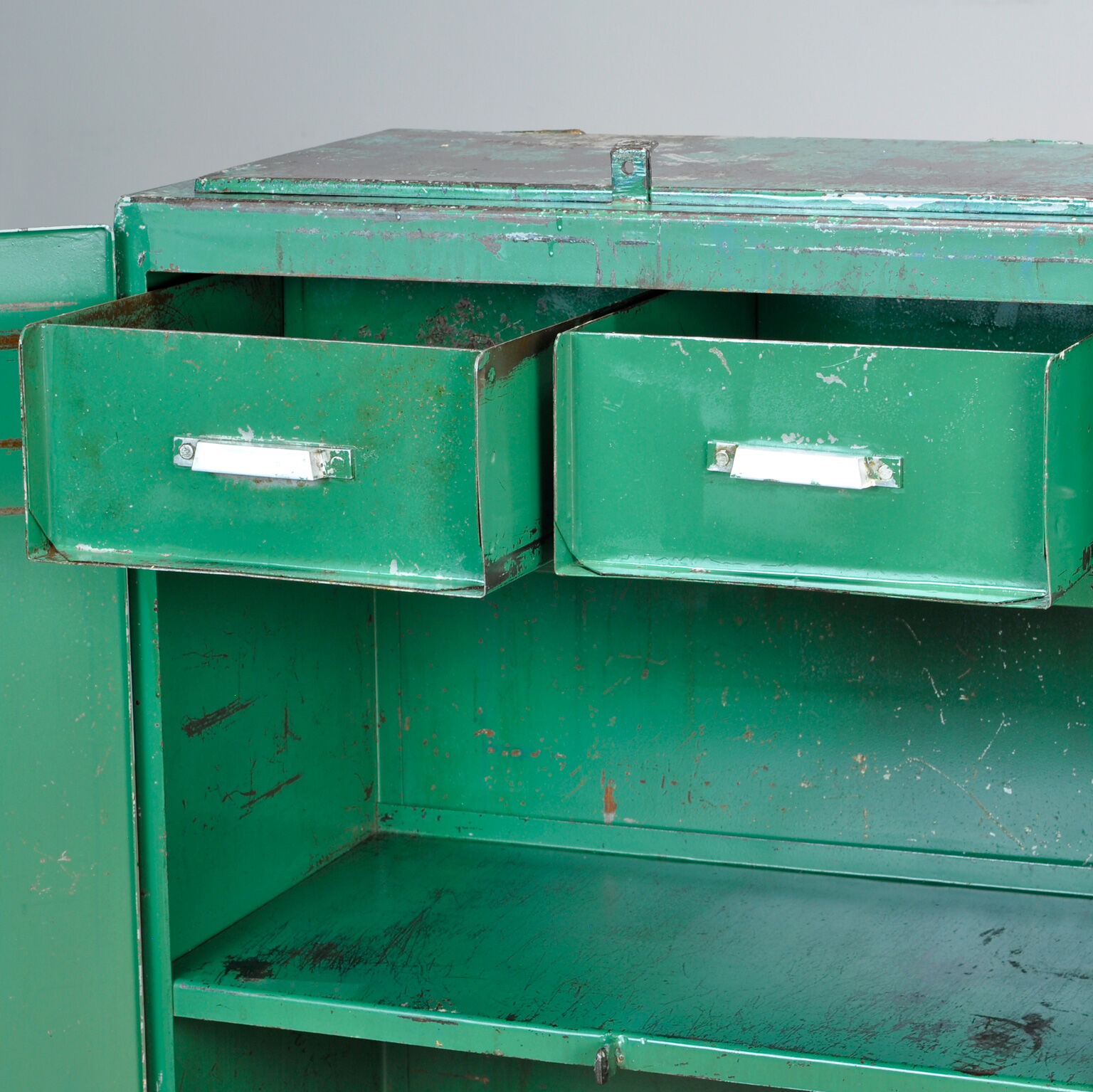Industrial Iron Cabinet, 1960s