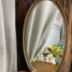 Brass mirror tray