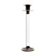 Vintage candle holder in lucite and brass