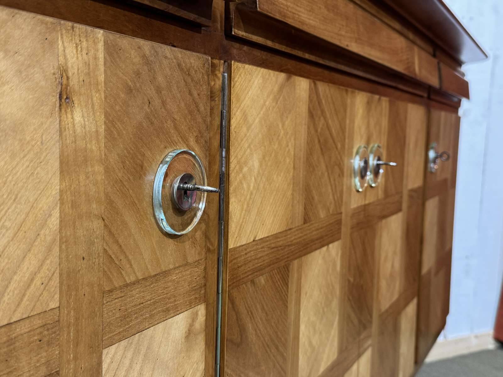 Art Deco enfilade signed Jorj Rual (1901-1986) dated 1935