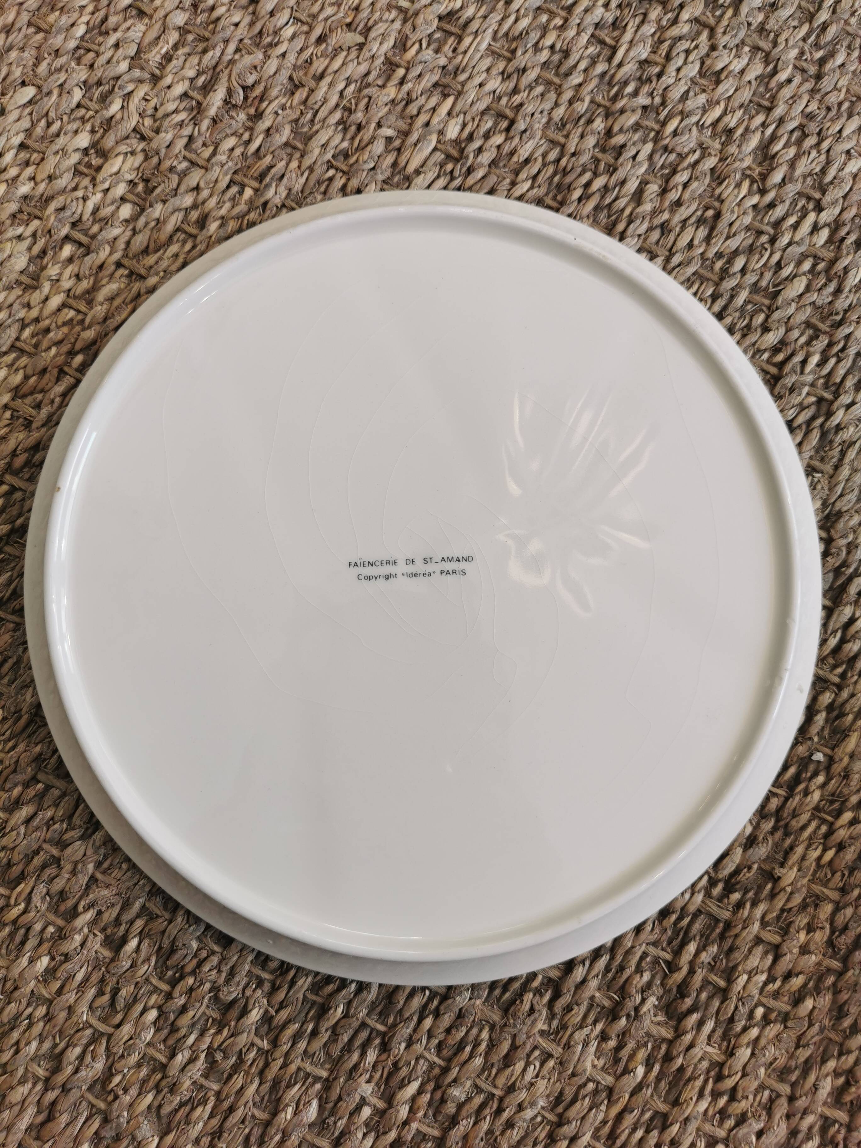 6 assiettes parlantes de Jacques Faizant Pour Saint Amand