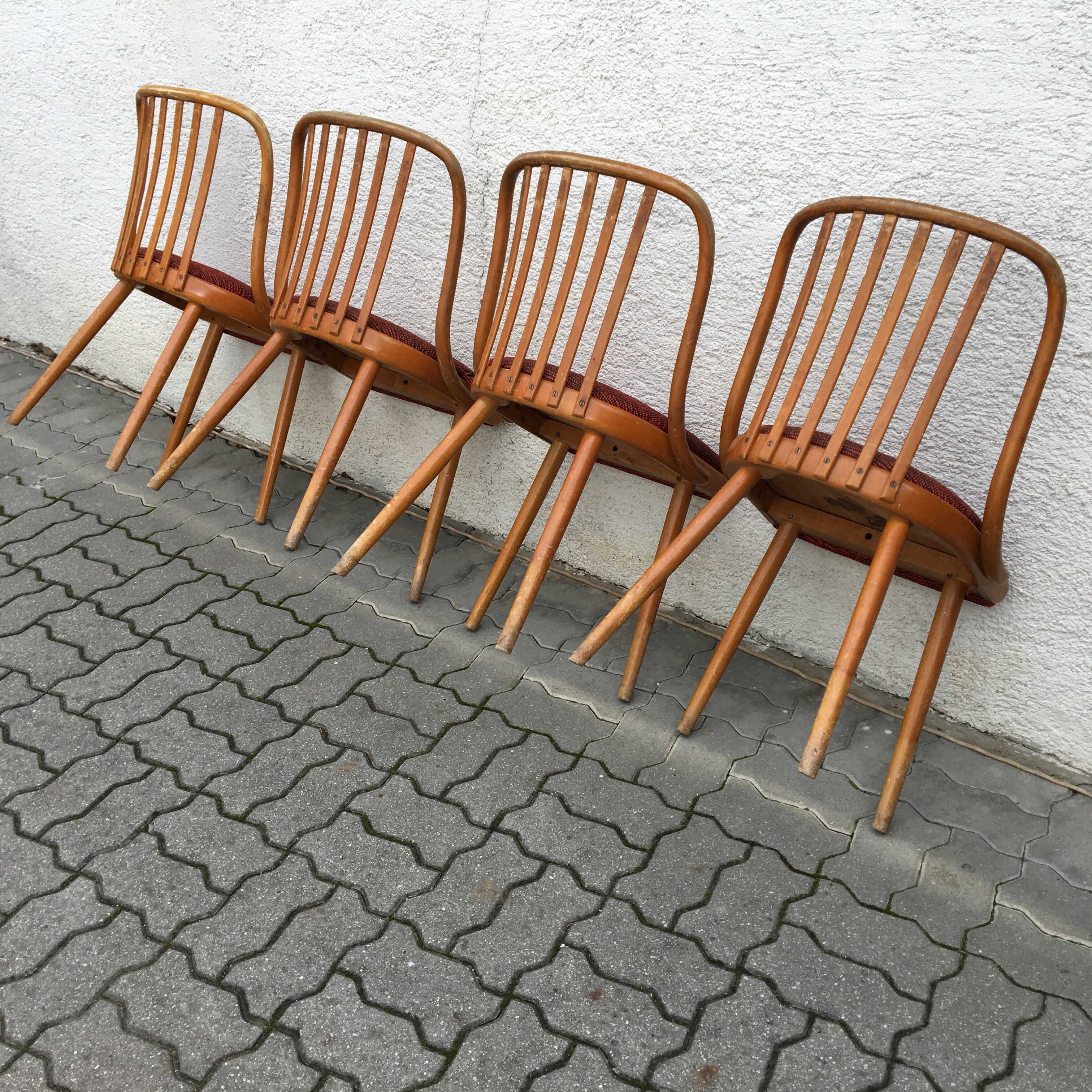 Antonin Suman chairs 60s Czechoslovakia