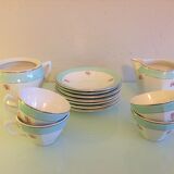 Coffee service décor Diane des faienceries de Sarreguemines / vintage 60s