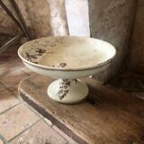 Earthenware compote by Jules Vieillard, Bordeaux