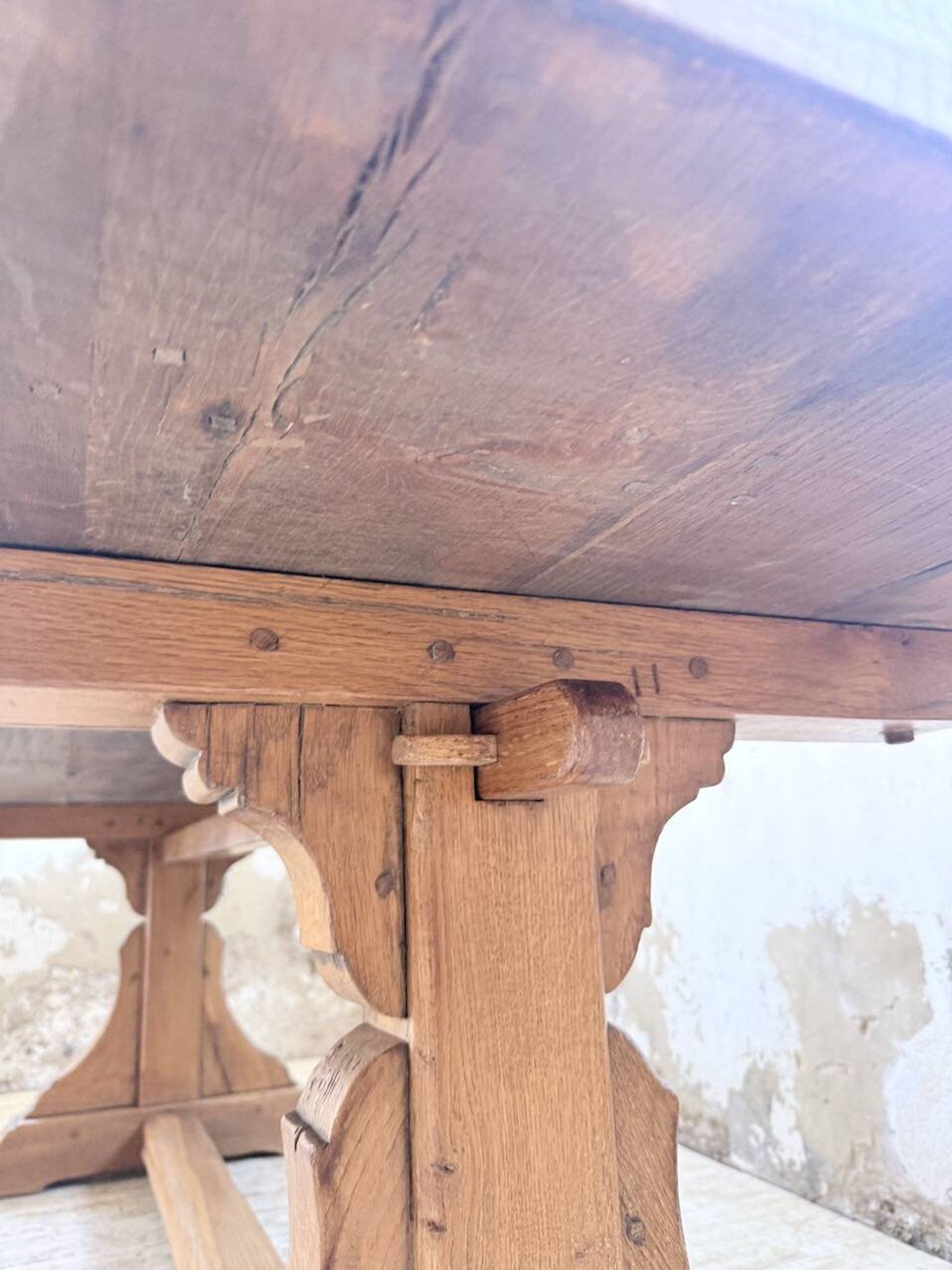 Table monastère chêne 1950 XXL