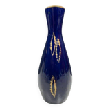 Vase porcelaine bleue Echt cobalt