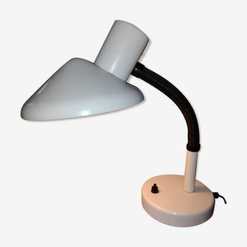 Lampe a poser cocotte métal peint design 50's