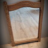 Wooden mustache mirror