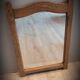 Wooden mustache mirror
