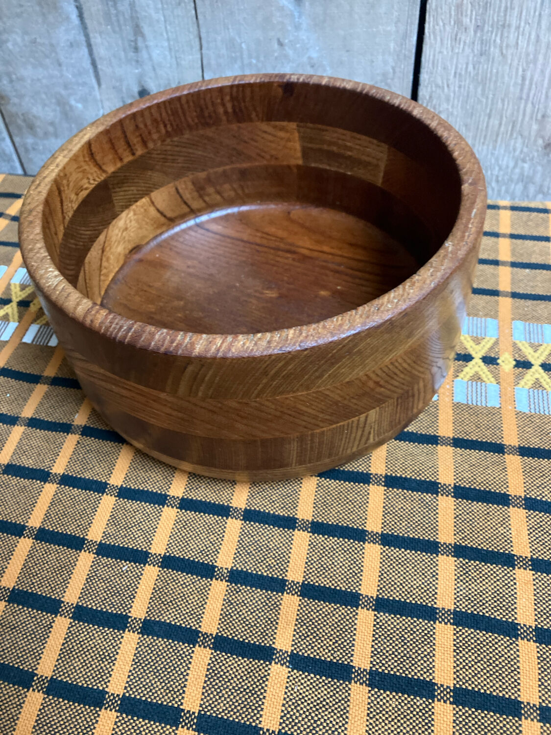 Teak salad bowl