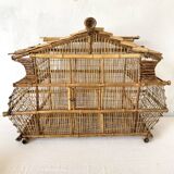Bamboo bird cage for decoration