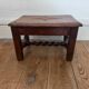 Antique solid wood stool, vintage decor