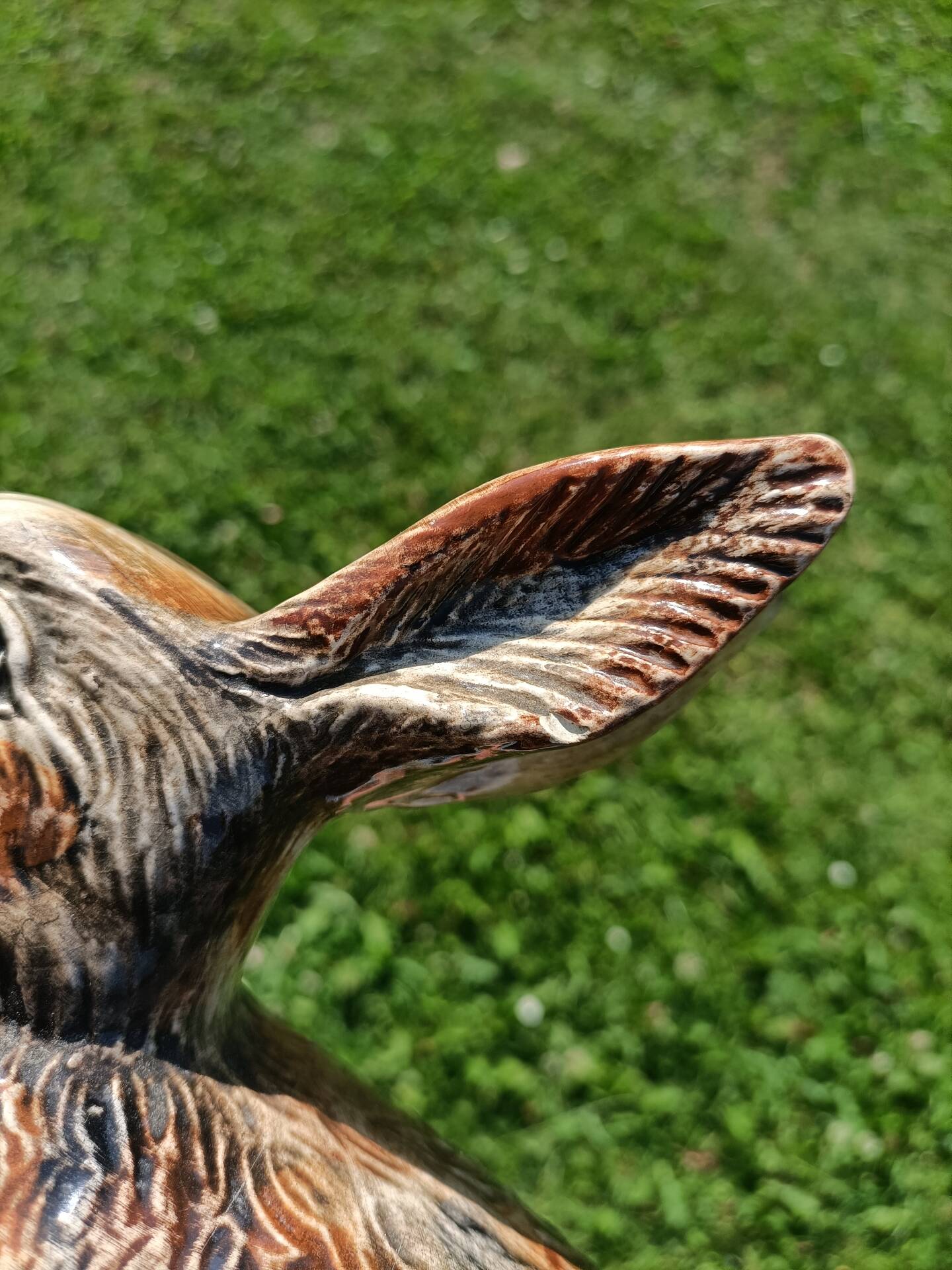 Hand-painted retro rabbit terrine Caugant 💐