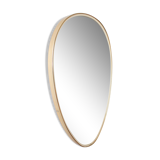 Asymmetric mirror, form free vintage 48 x 33cm