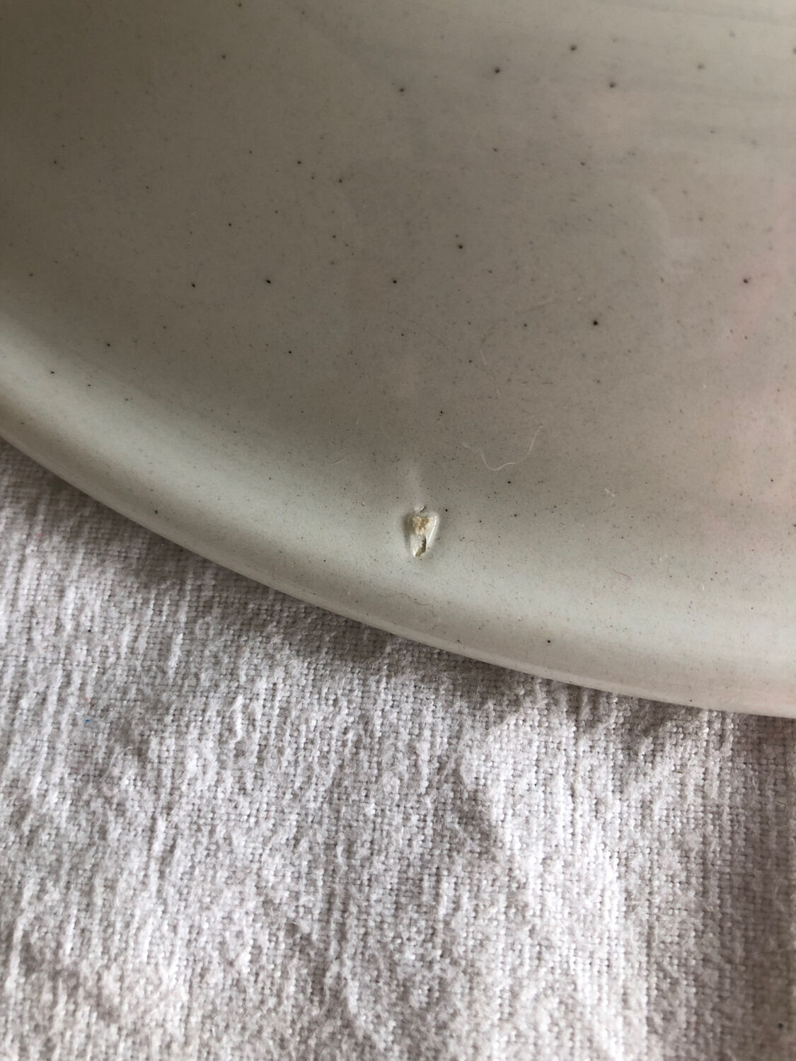 A pie dish and 6 dessert plates in Vintage made in Italy