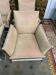 Suite de 6 fauteuils bergères bambou et velours beige