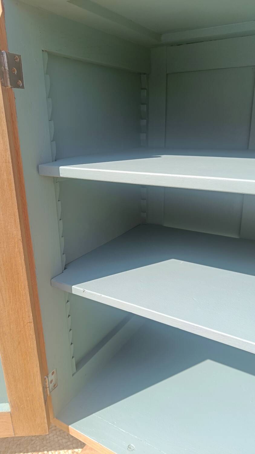 Vintage wooden buffet refurbished – 1 door and 4 drawers