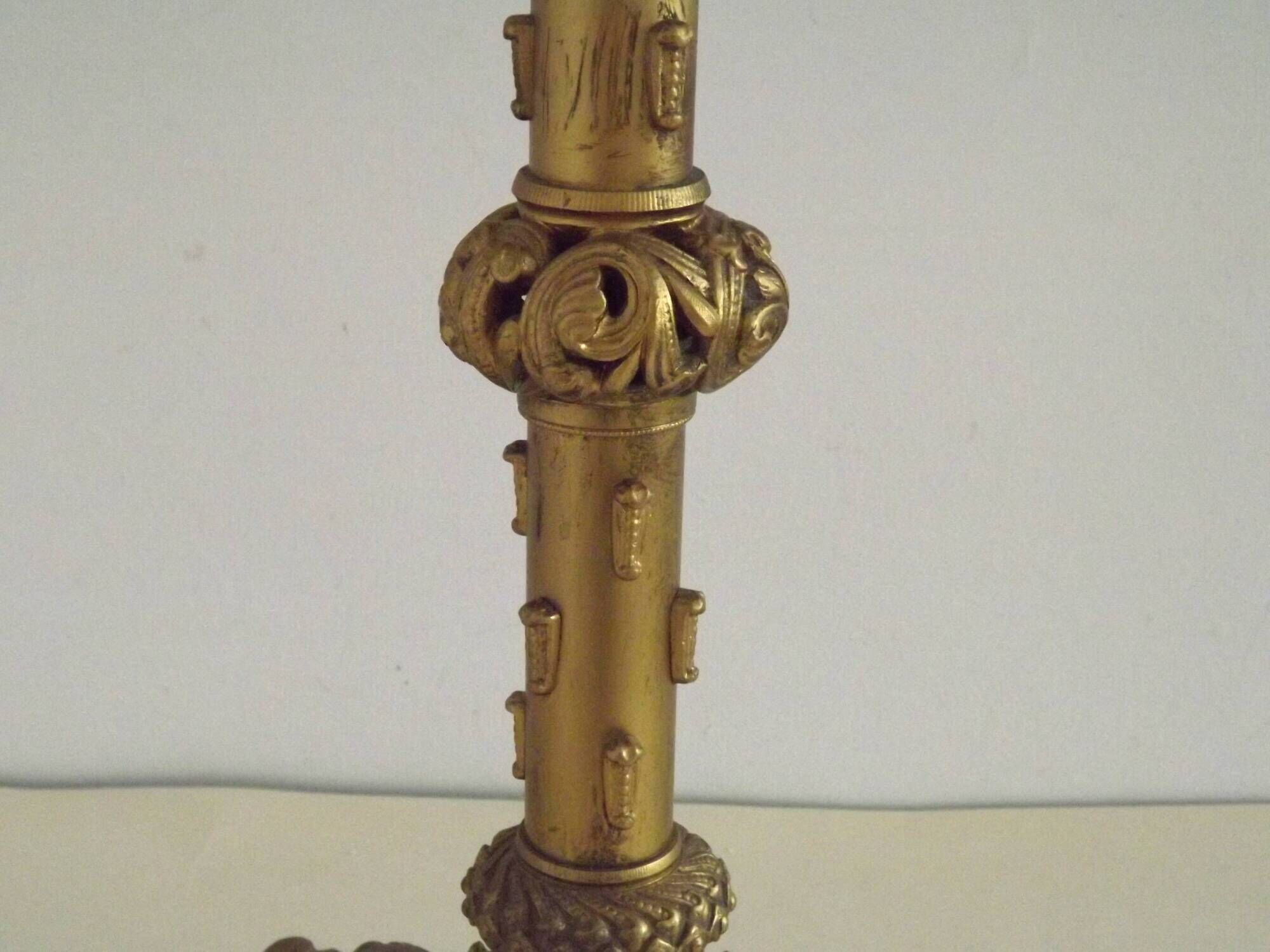 Magnificent French Louis XVI Style Bronze Seven-Light Candelabra LF Paris