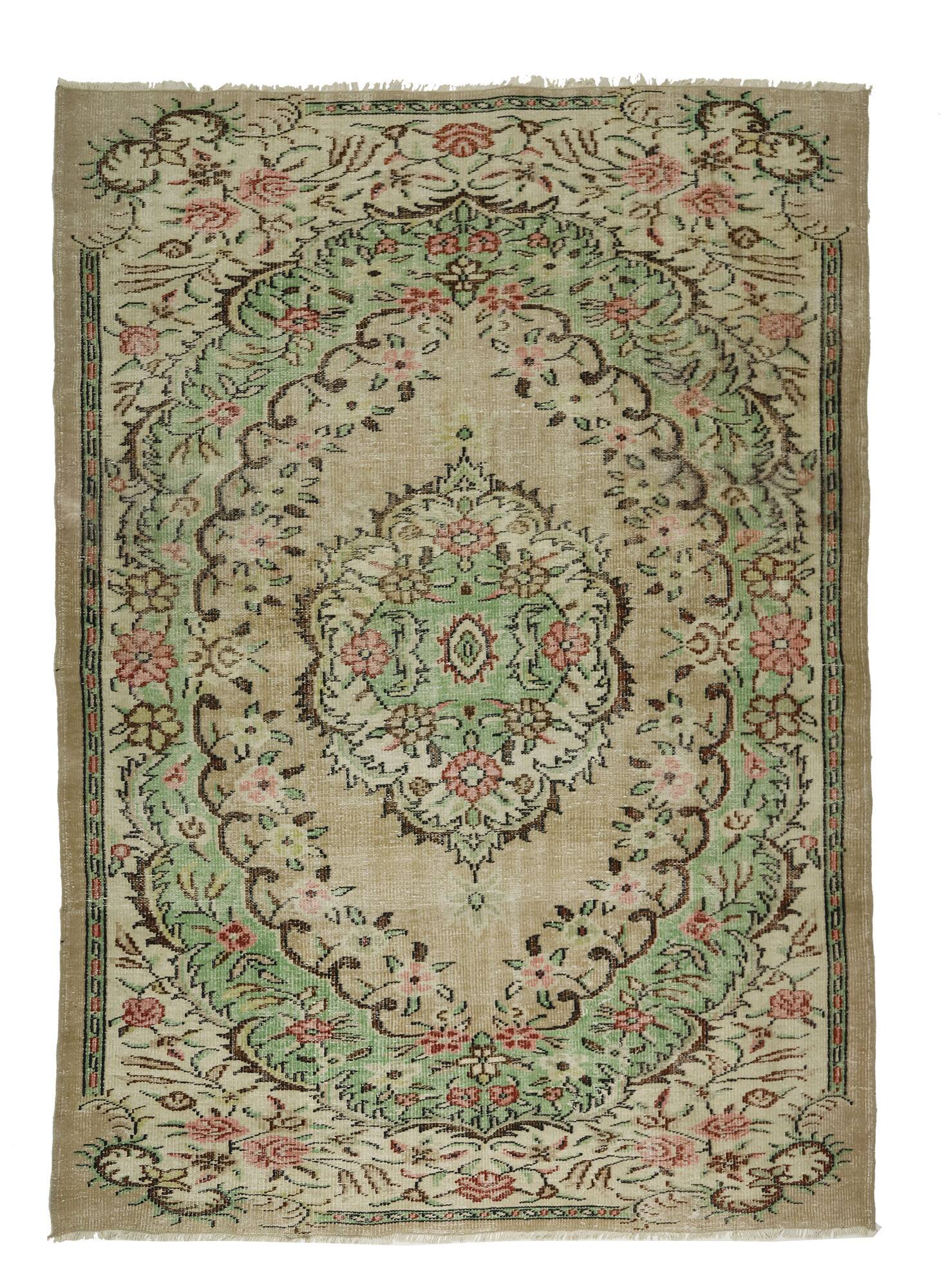 Modern Unique Rug, Turkish Oriental Handmade Boho Kilim Rug,for Kitchen,Bedroom 275 x 185 cm