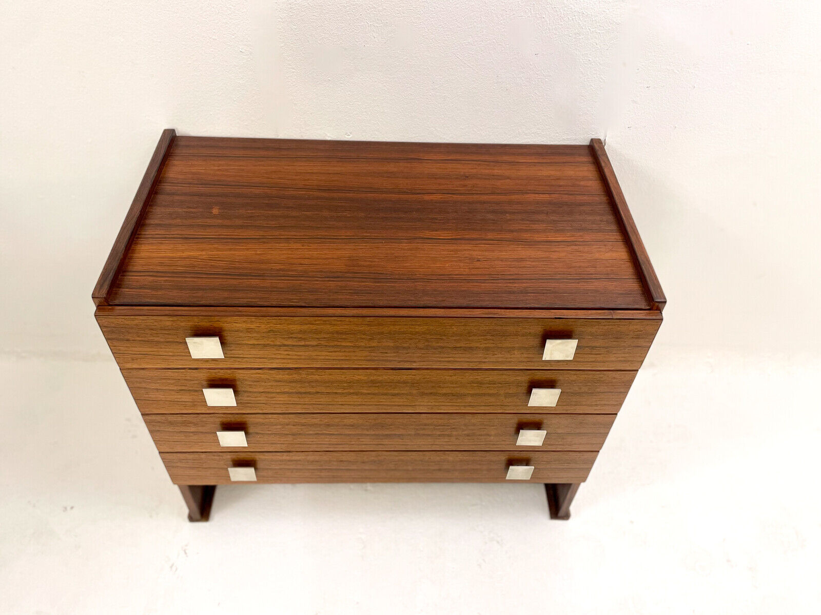 Mid-century modern wooden chest of drawers, italy, 1960s