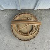 Rattan bottle holder, vintage server