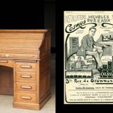 Rare: sublime american cosmos desk. around 1900