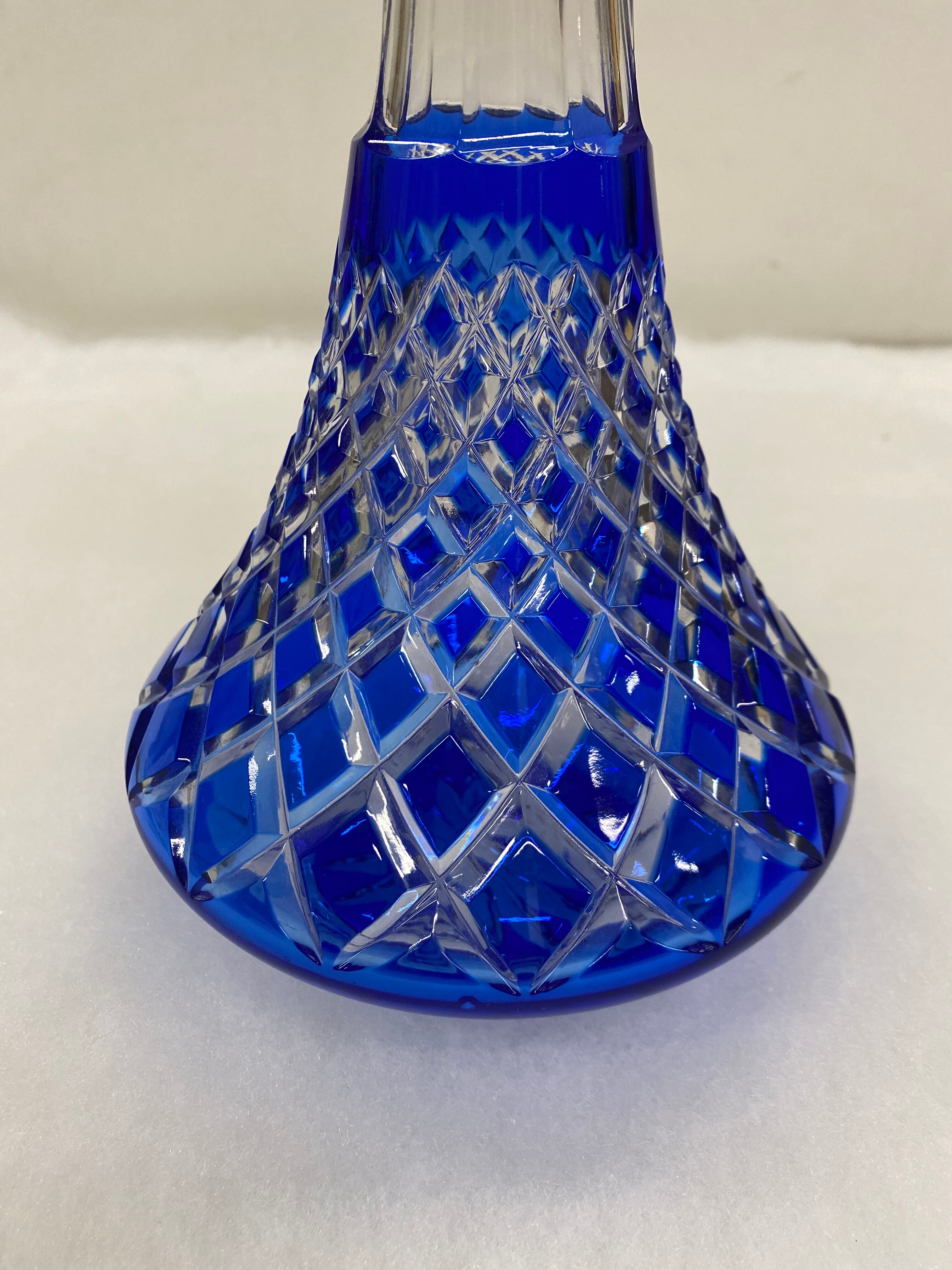 Bohemian crystal carafe