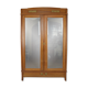 Art Nouveau wardrobe by Mathieu Gallerey in mahogany, model with Clematis, circa 1920
