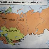 Map, school displays mdi 50s