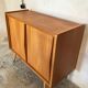 Vintage buffet sliding doors feet compass 1960's