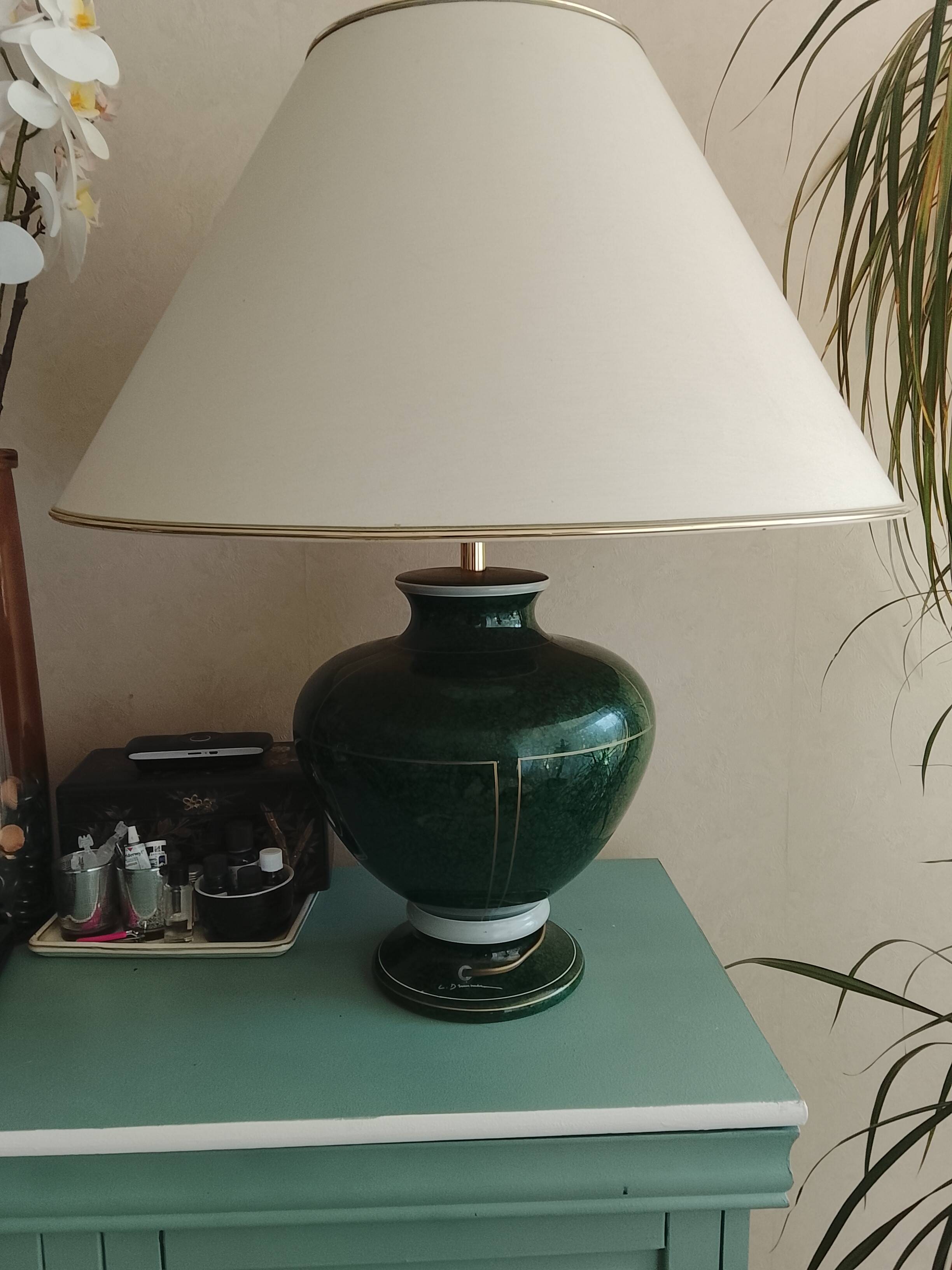 Signed table lamp