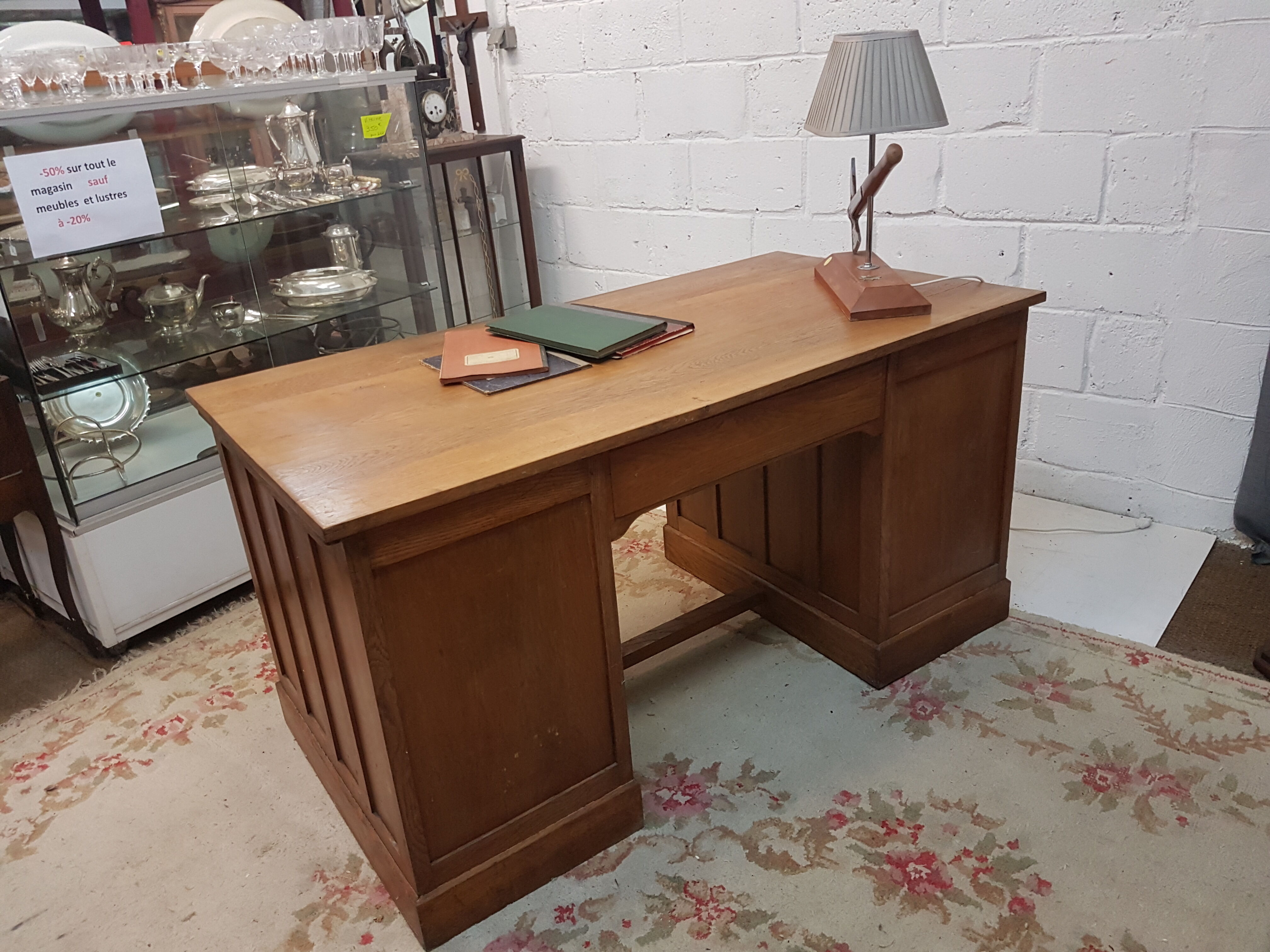 Coffered desk