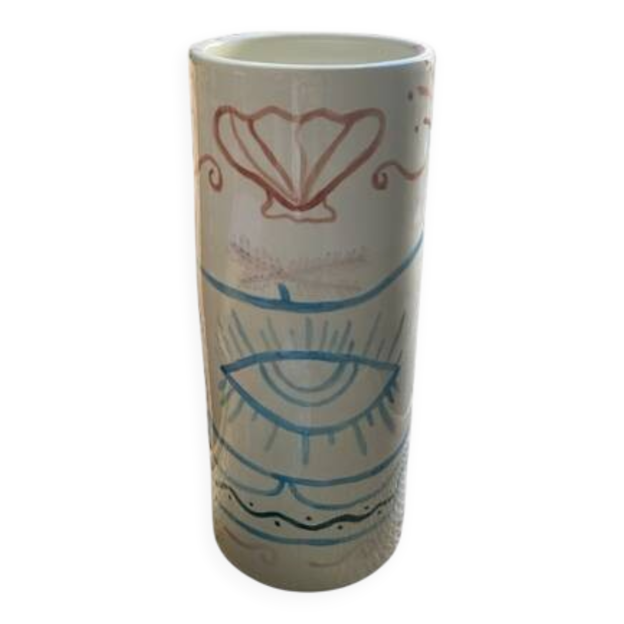 vase artisanal peint à la main