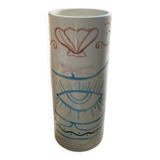 hand-painted handmade vase