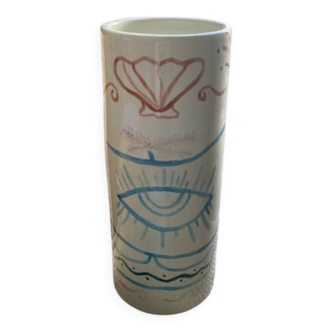 vase artisanal peint à la main