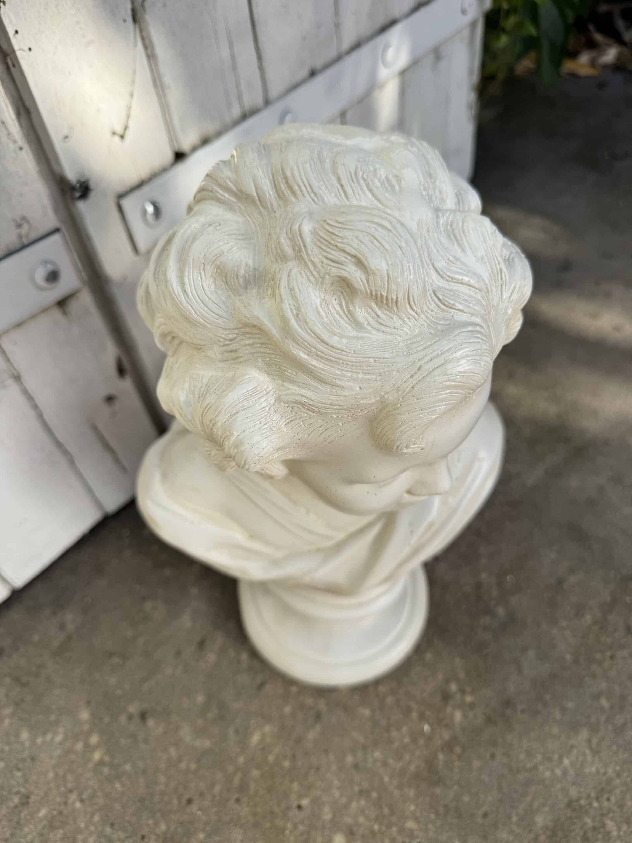 Plaster bust