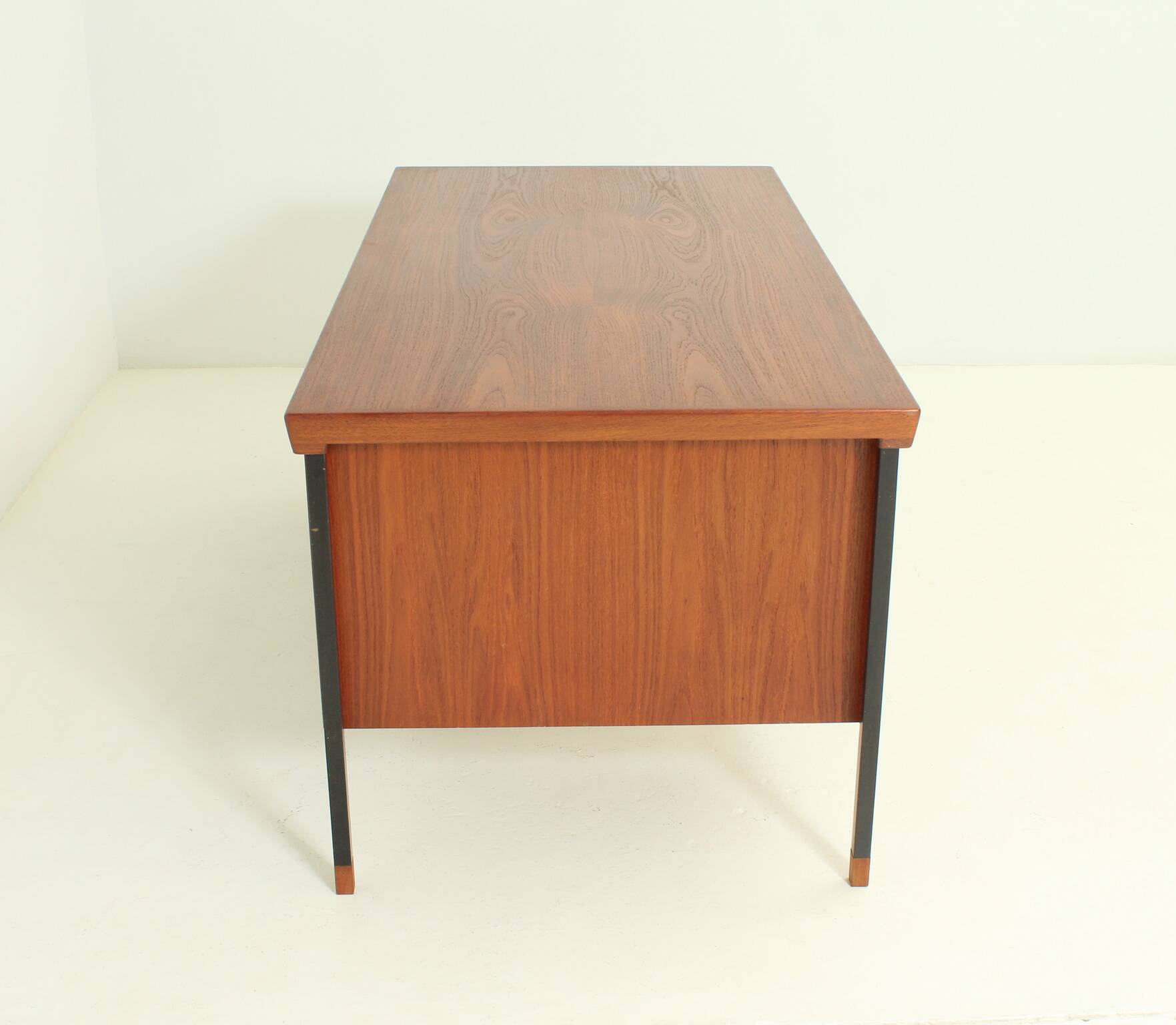 Teak desk by Peter Hvidt and Orla Mølgaard for Søborg, Denmark