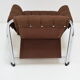 Fauteuil chromé du milieu du siècle par Viliam Chlebo pour Kodreta Myjava, années 1980.
