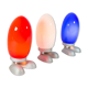 Set of 3 lamps egg red white and blue Ikea 80s
