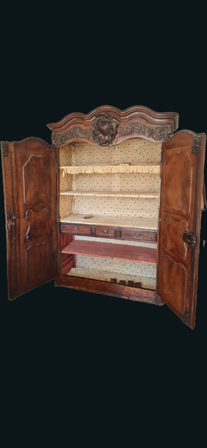 Remarkable Lyonnaise Armoire Louis XV