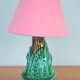 Barbtine lamp with little pink bird